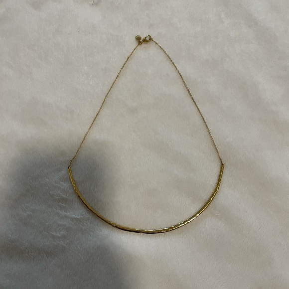 Gorjana gold scoop bar necklace - Picture 11 of 13